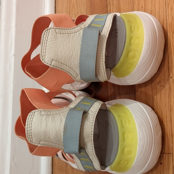 Sorel Explorer Blitz Multi-strap Sandals - Paradiso Peach/Peach Blossom 10.5 - Picture 8 of 17